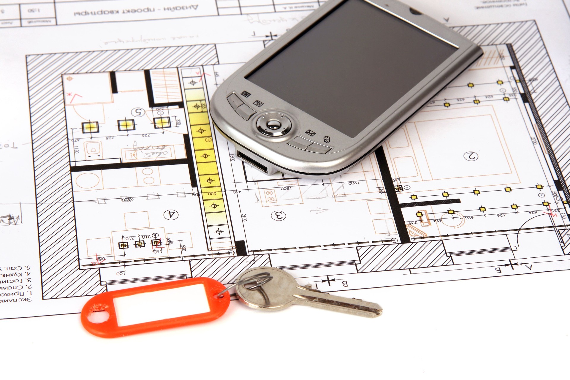 Planung der neuen apartment